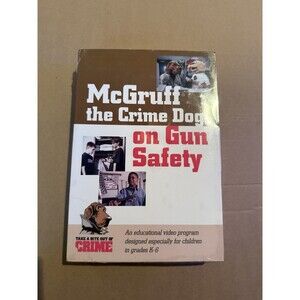SEALED McGruff the Crime Dog on Gun Safety VHS Video Educational K-6 Hunters Kid
